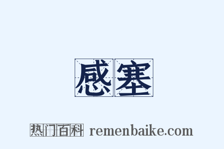 感塞是什么意思的图片